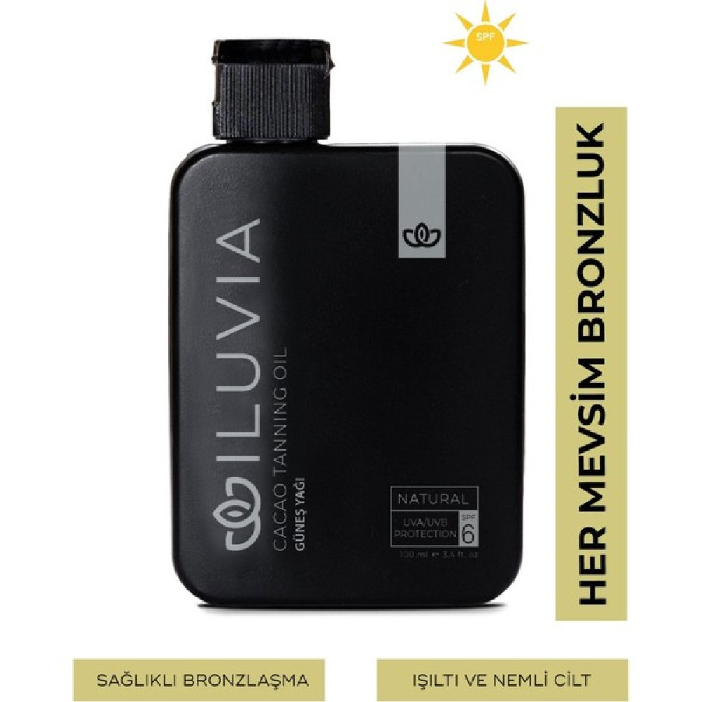 İluvia Body Oil Bronzlaştırıcı Güneş Yağı - Cacao Oil, Coconut Oil 100 ml Oto Boyaları Fiyatı