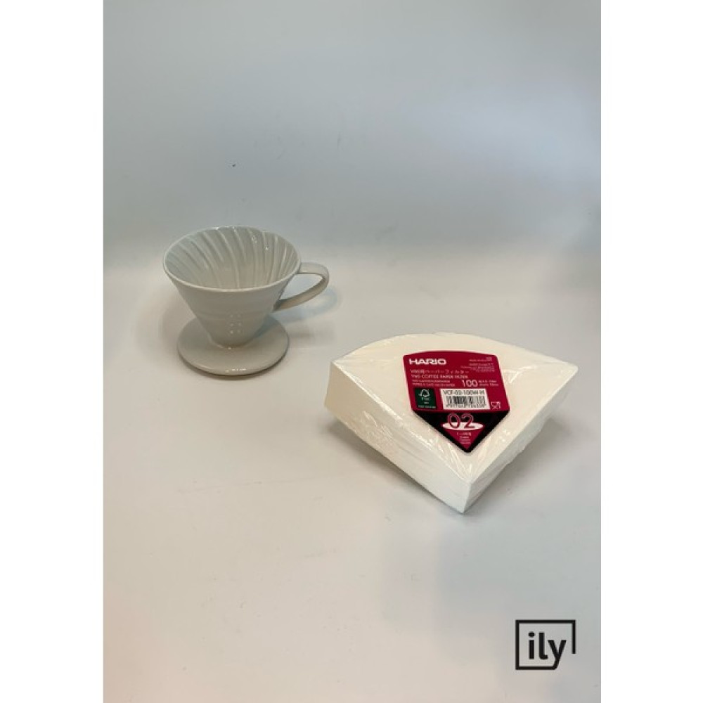 Ily Kahve Demleme ve Hario V60 Filtre Kahve Demleme Kağıdı 100 Lü Çay / Çaydanlık Setleri Fiyatı