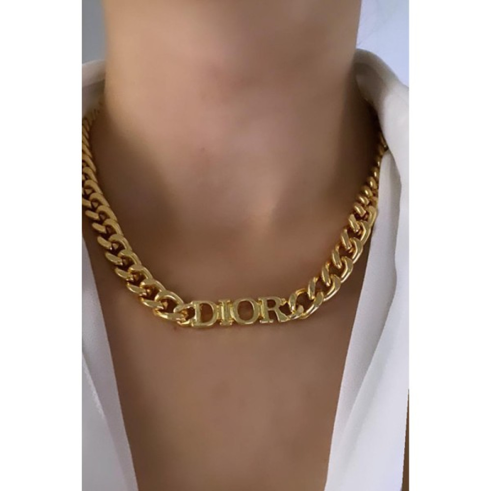 IM Design Dior Yazılı Kolye Bijuteri Kolye Fiyatı