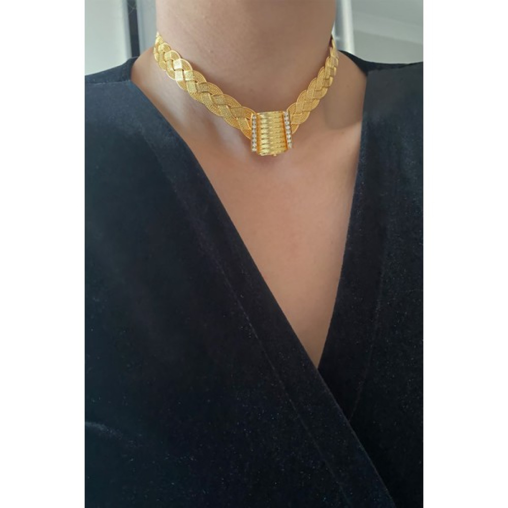 IM Design Trabzon Hasırı Kolye Küpe Set Bijuteri Kolye Fiyatı