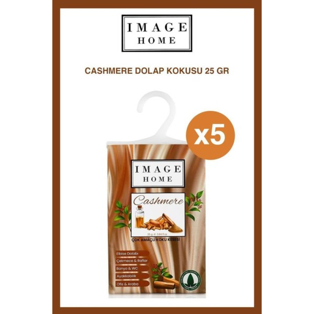 Image Home Kaşmir Rüyası Çok Amaçlı Elbise Dolabı Çekmece Banyo Tuvalet Koku Kesesi x 5 Oda Kokusu Fiyatı