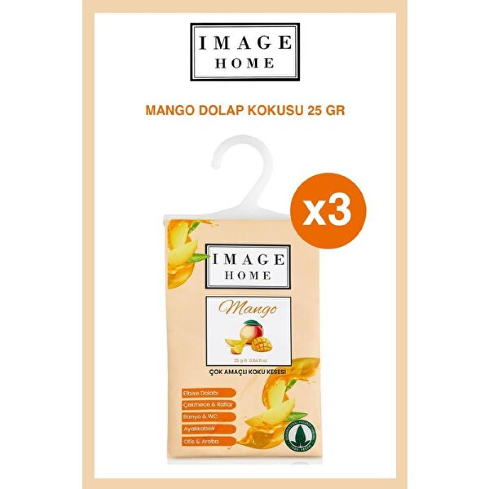 Image Home Mango Rüyası Çok Amaçlı Elbise Dolabı Çekmece Banyo Tuvalet Koku Kesesi x 3 Oda Kokusu Fiyatı