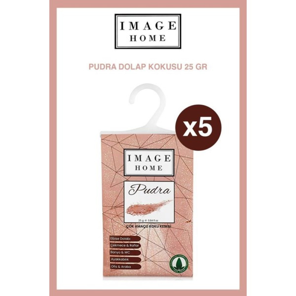 Image Home Pudra Rüyası Çok Amaçlı Elbise Dolabı Çekmece Banyo Tuvalet Koku Kesesi x 5 Oda Kokusu Fiyatı