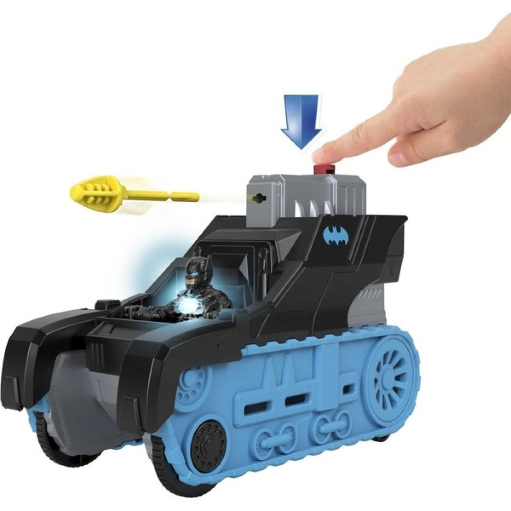 Imaginext Bat-Tech Tank Batmobil Özel Araçlar Tank Batmobil Işıklı Batman Figür ve Arabası GVW26 - Renkli Oyuncak Fiyatı