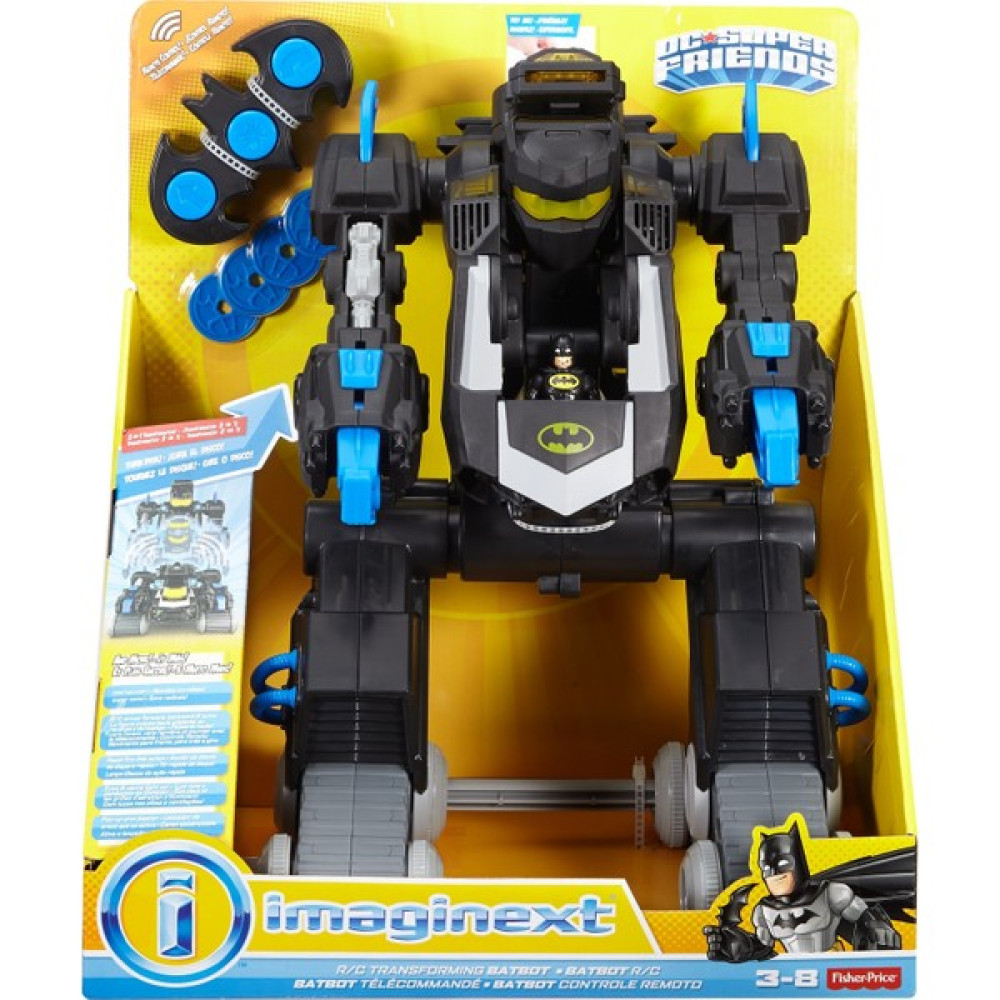 Imaginext DC Super Friends Batman Robot, Tanka Dönüşür, Uzaktan Kumandalı DMT82 Oyun Seti Fiyatı