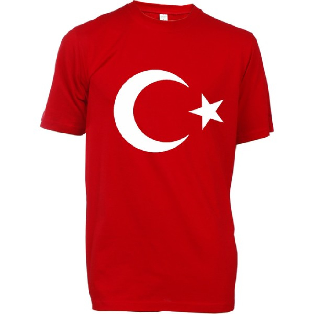 İmalat Türk Bayraklı Penye Erkek T-shirt Fiyatı
