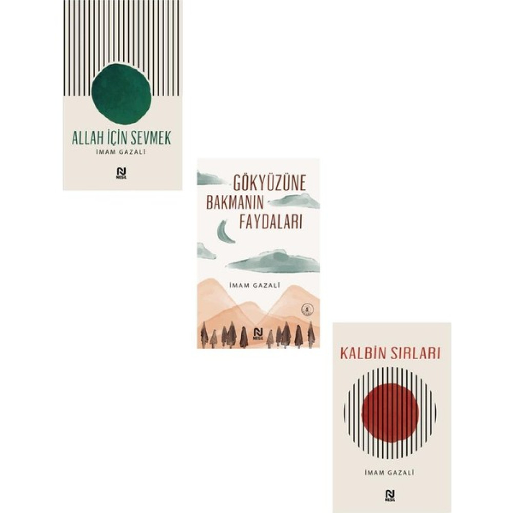 İmam Gazali Seti 3 Kitap (Gökyüzüne Bakmanın Faydaları + Kalbin Sırları + Allah İçin Sevmek) Edebiyat Fiyatı