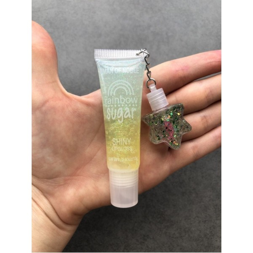Iman Of Noble Gökkuşağı Dudak Parlatıcısı Yıldızlı 2’Li Rainbow Sugar Shiny Lip Gloss Lip Balm Glit Rujlar & Dudak Parlatıcıları Fiyatı