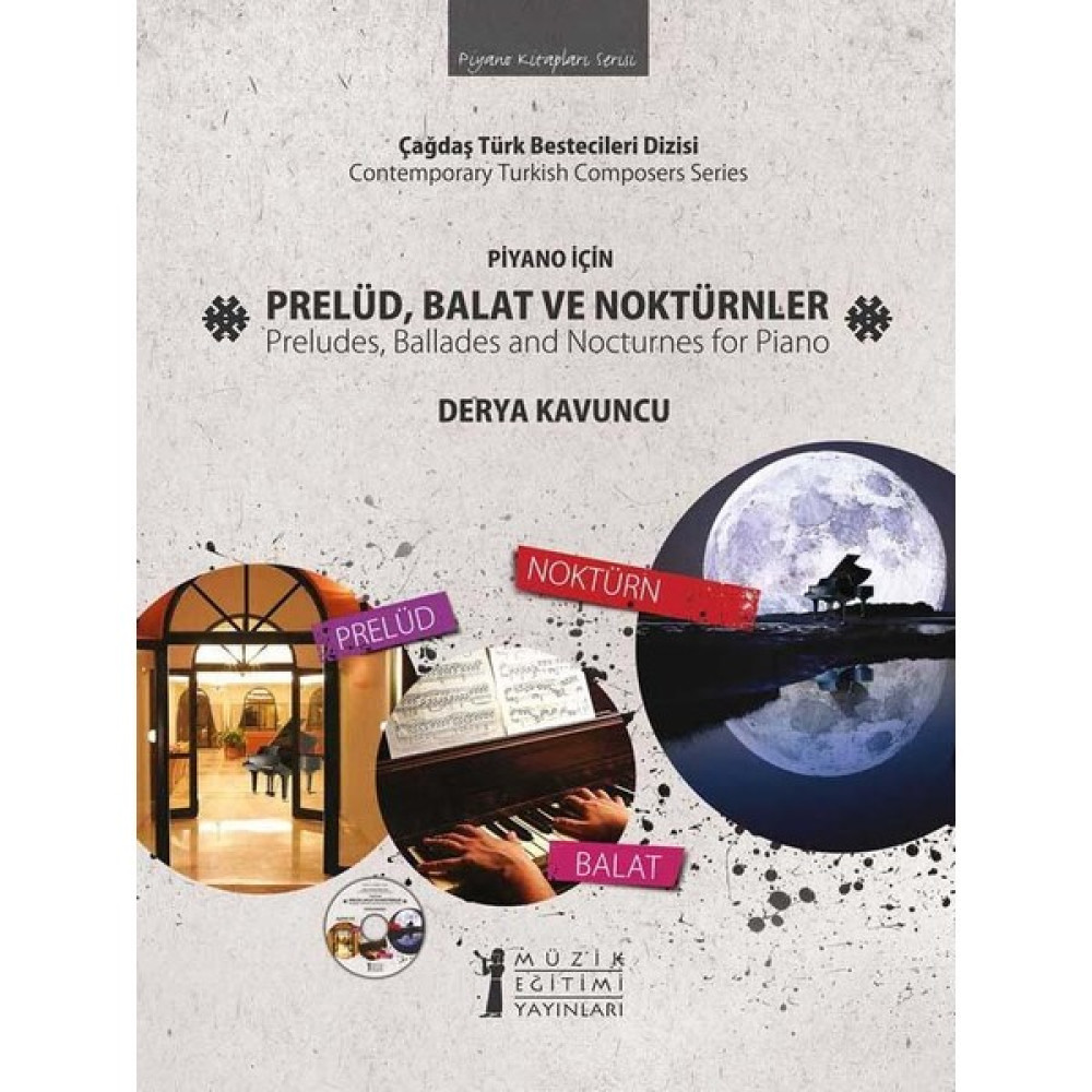 İmece MEY-056 Piyano Için Prelüd, Balat ve Noktürnler - Derya Kavuncu Müzik Fiyatı