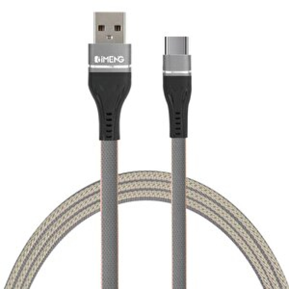 İMENG İmeng Xiaomi Poco Phone F2 3.1a Usba To Type-c Örgülü Data Ve Hızlı Şarj Kablosu Gri Cep Telefonu Kablosu Fiyatı