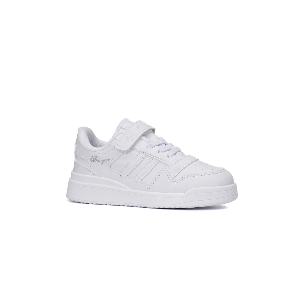 İmerShoes Beyaz - Günlük Unisex Çocuk Sneaker Bağcıklı Ve Cırtlı Hafif Kaymaz Taban Rahat Spor Ayakkabı 100 34 Beden Spor Ayakkabı Fiyatı