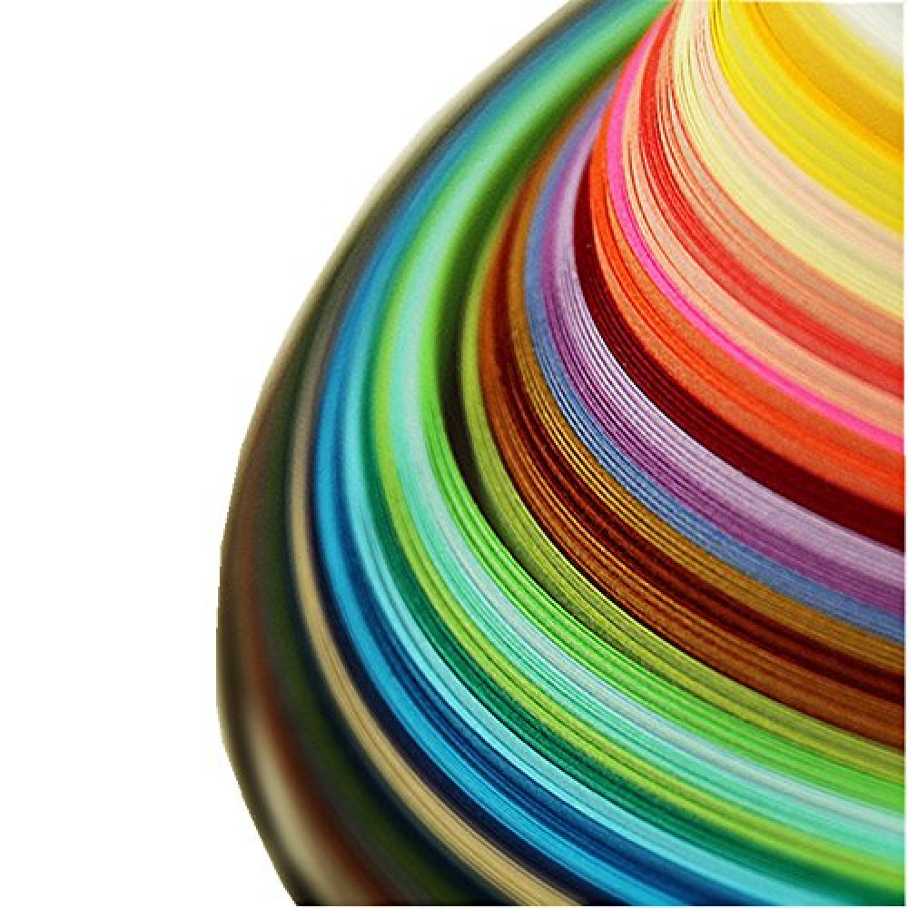 IMISNO Paper Quilling Strips Set 1040 Strips 26 Colors (3/5/7/10mmx38cm,Pack of 4 Sets)