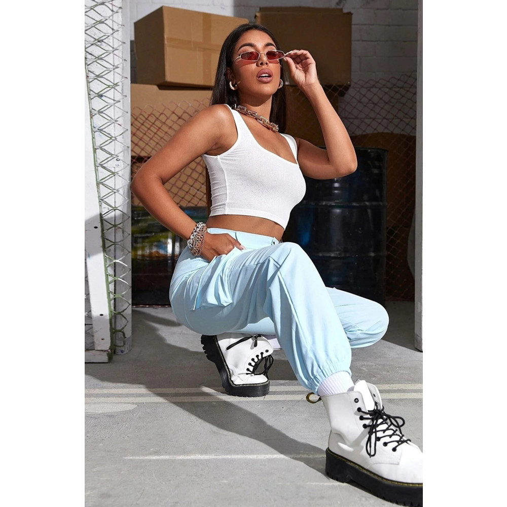Imoda Kadın Beyaz Askılı Crop Top Bluz XL Beden Bluz Fiyatı