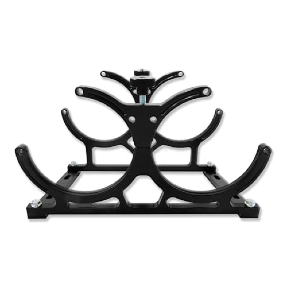 IMOOA Black Anodized 7" Dual Nitrous Oxide Bottle Holder Nos Bracket Billet Aluminum