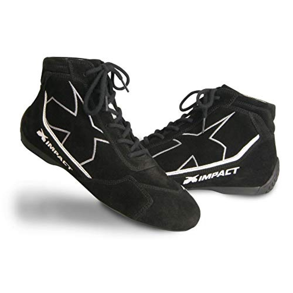 Impact Racing Mens Shoe (Alpha SFI 3.3/5) (Black,10), 1 Pack