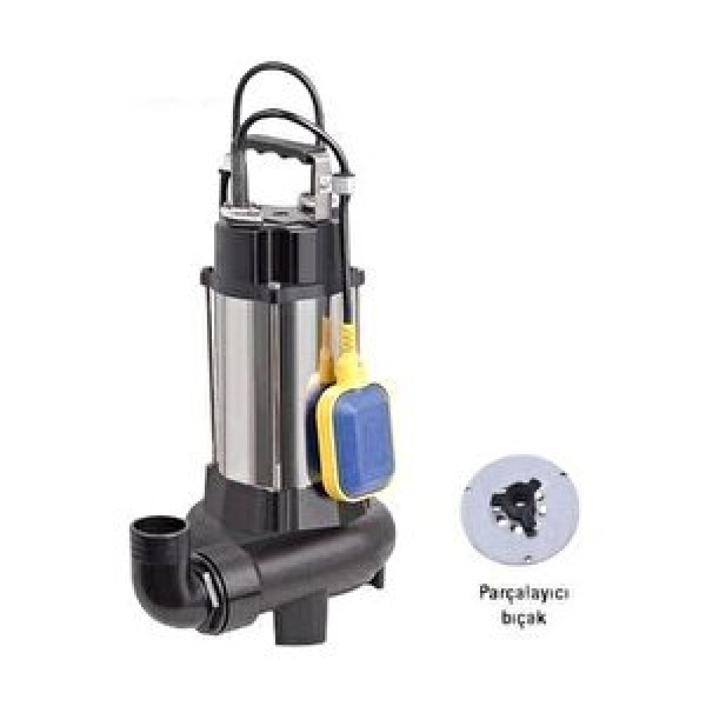 İmpo İmpo V1100df 1.5 Hp 220v İthal Bıçaklı Pis Su Dalgıç Pompa Bahçe Makinesi Fiyatı
