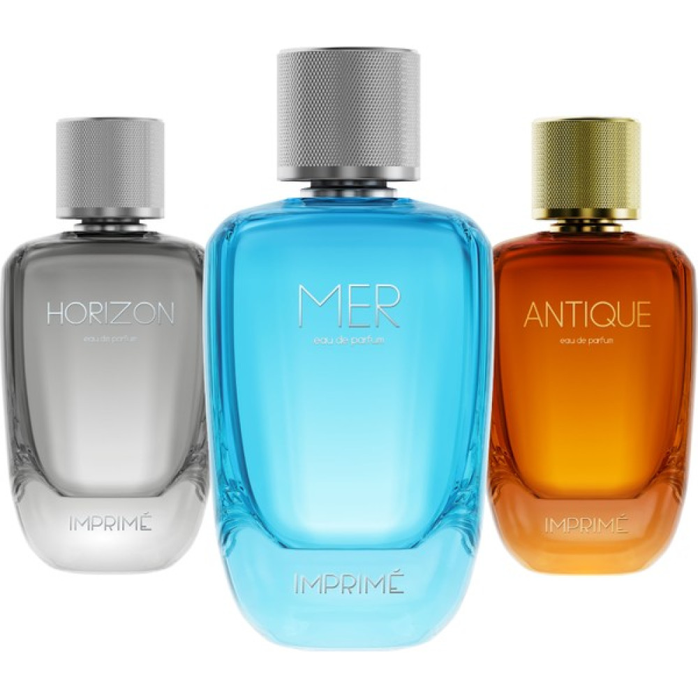 Imprimé 3'lü EDP Erkek Parfüm Seti (Mer 100 ml + Horizon 100 ml + Antique 100 ml) Erkek Parfümleri Fiyatı