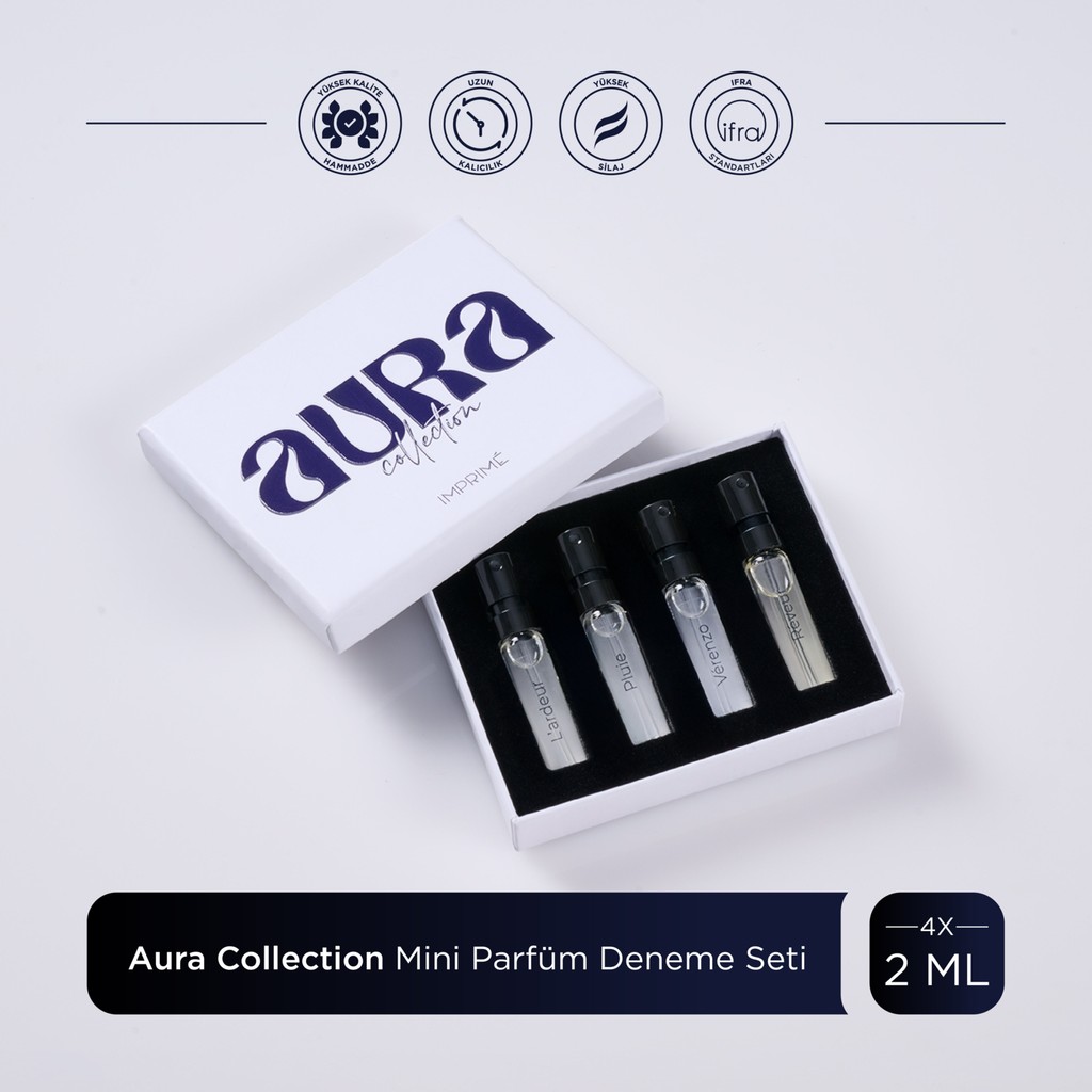 Imprime Aura Collection Mini Parfüm Deneme Seti 4X2ML EDP Koku Hediye Seti Parfümler Fiyatı