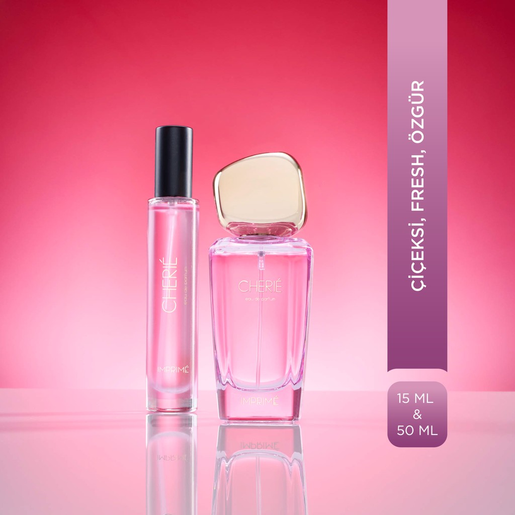 Imprime Cherié Edp 50 ml & Seyahat Boy 15 ml Kadın Parfüm Seti I Çiçeksi ve Fresh I Çilek, Ananas, Şakayık Parfümler Fiyatı