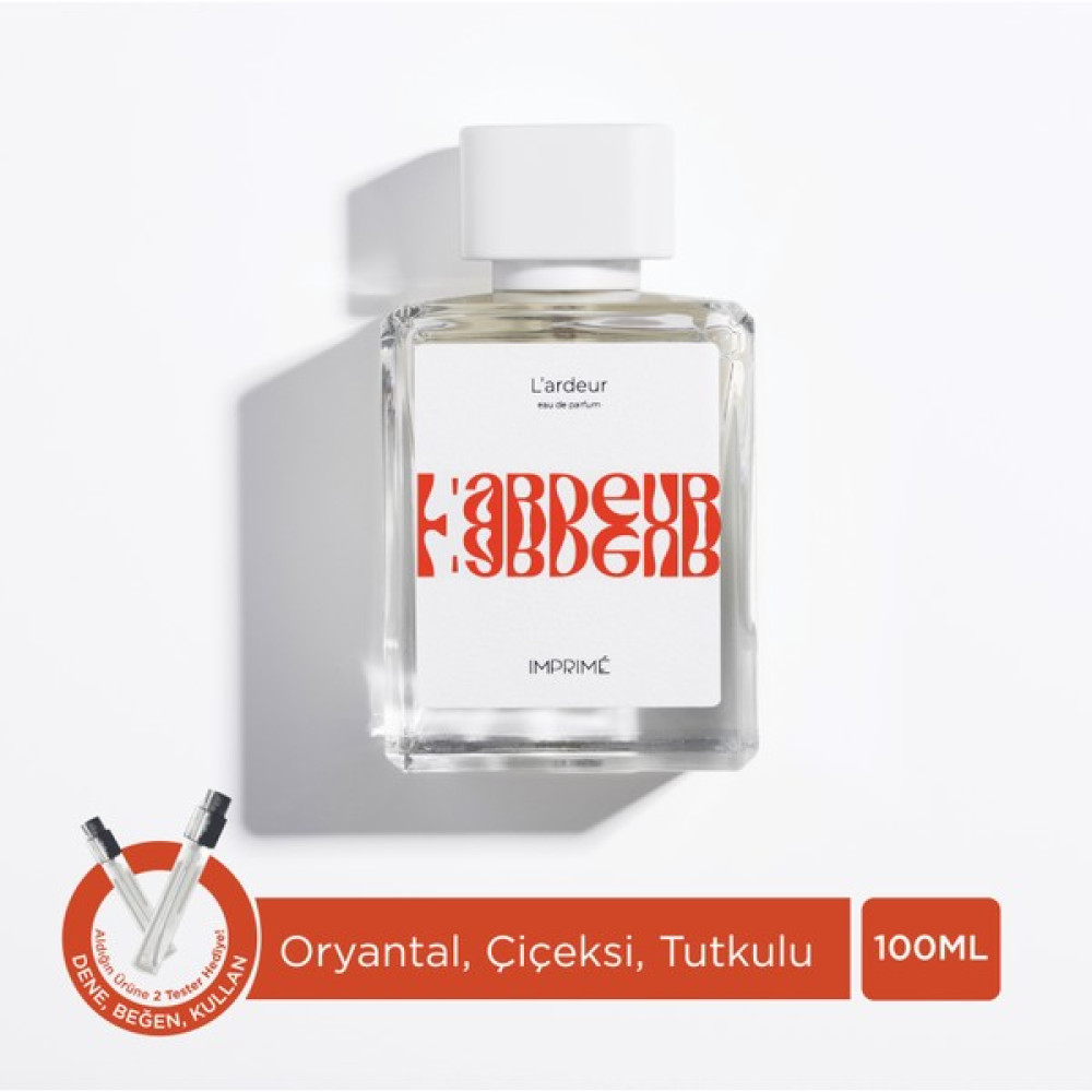 Imprimé L'ardeur EDP Unisex Parfüm 100 ml | Oryantal Çiçeksi | Ahududu, Safran, Gül, Manolya, Amber, Vetiver Parfümler Fiyatı