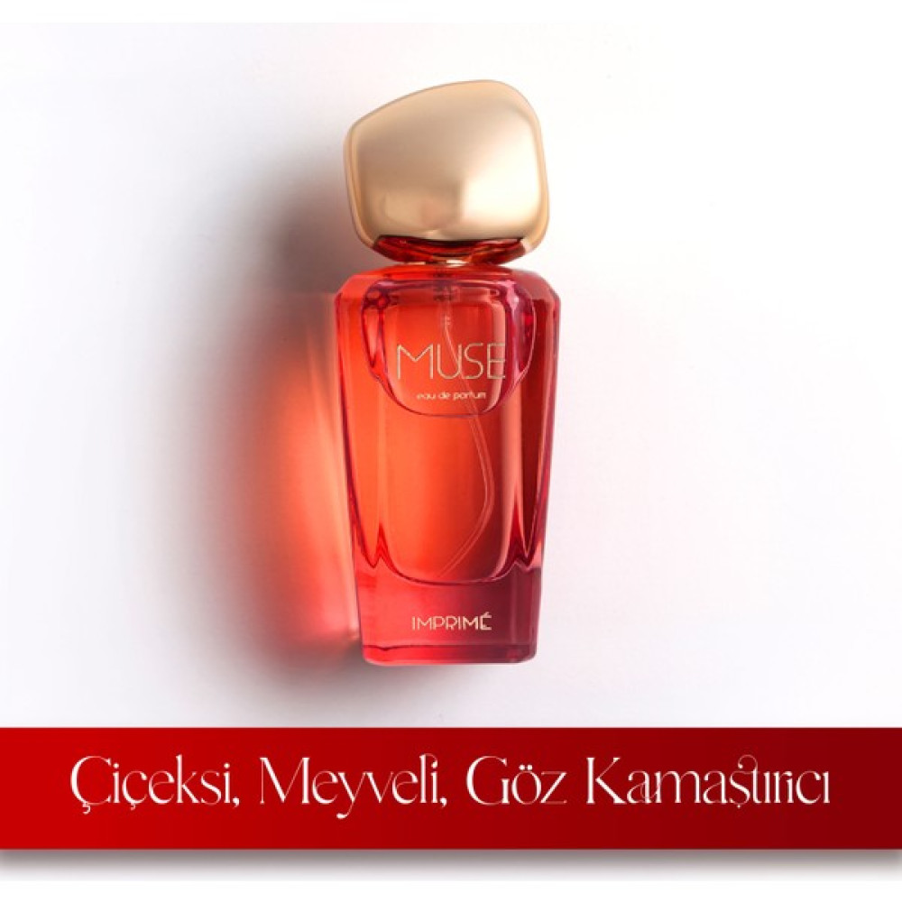 Imprime Muse EDP Kadın Parfüm, Çiçeksi-Meyveli, Frenk Üzümü, Lavanta, Yasemin, Vanilya, Misk, Amber, 50ml Kadın Parfümleri Fiyatı