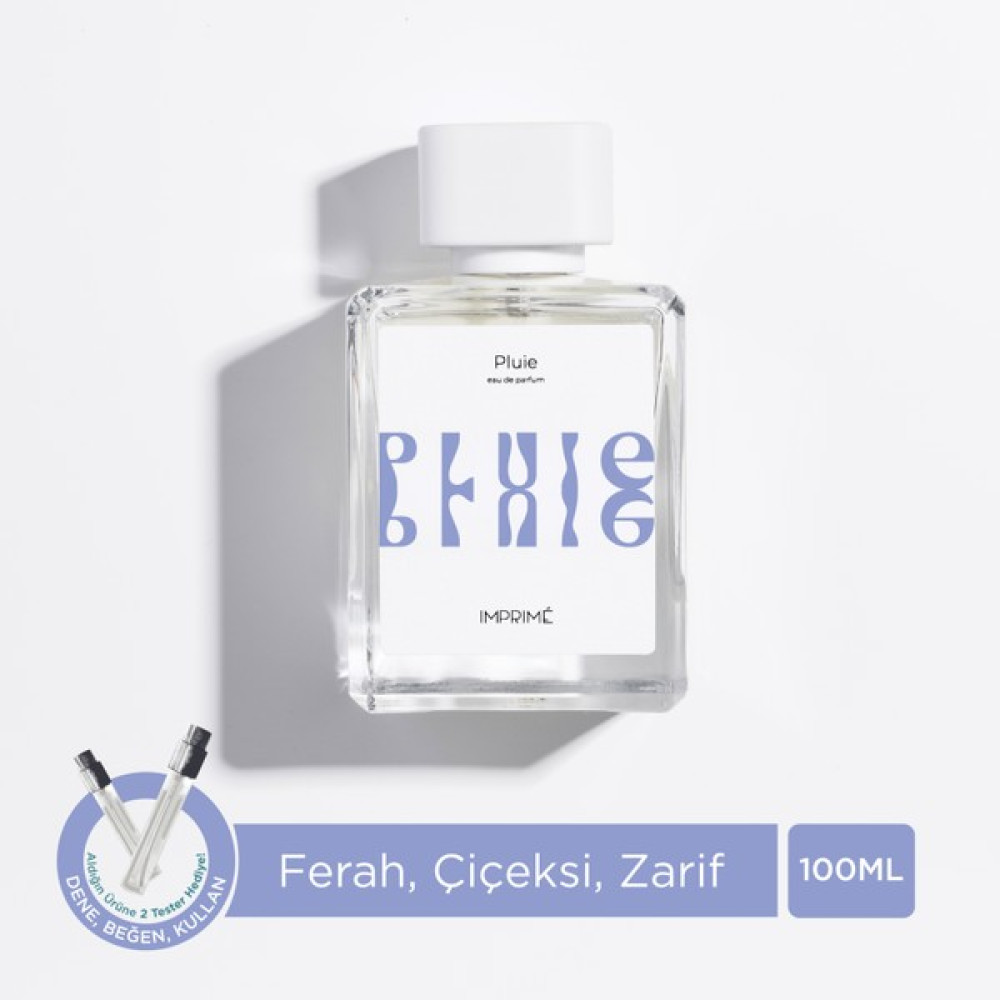 Imprimé Pluie EDP Unisex Parfüm 100 ml | Ferah Çiçeksi | Bergamot, Pembe Biber, Yağmur, Gül, Yasemin, Çam, Misk Parfümler Fiyatı