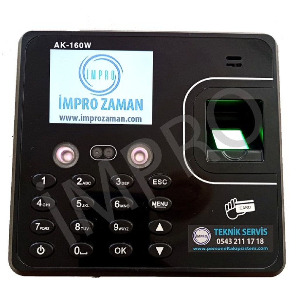 İmpro Zaman Maaş Yazılımı Kurulumu Dahil Kablosuz Yüz Tanıma Cihazı Oto Boyaları Fiyatı