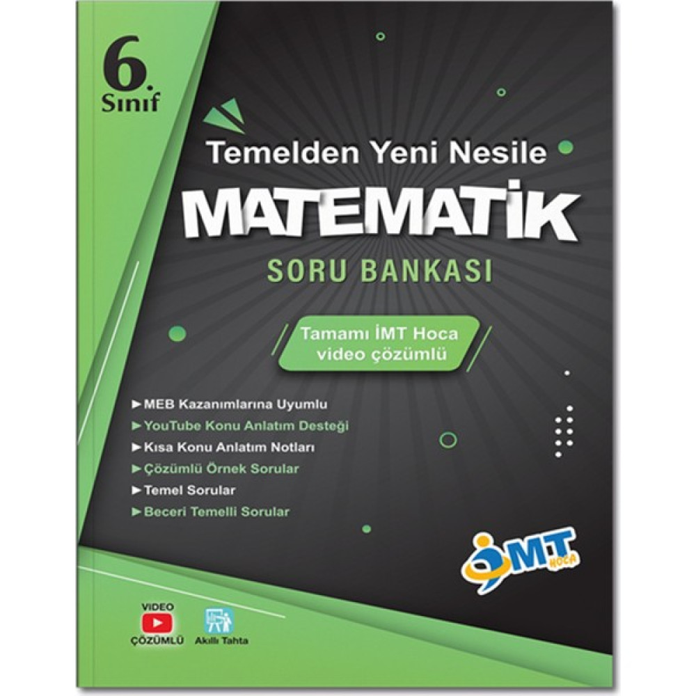 İMT Hoca Yayınları 6. Sınıf Imt Matematik Temelden Yeni Nesile Soru Bankası Kaynak Kitapları Fiyatı