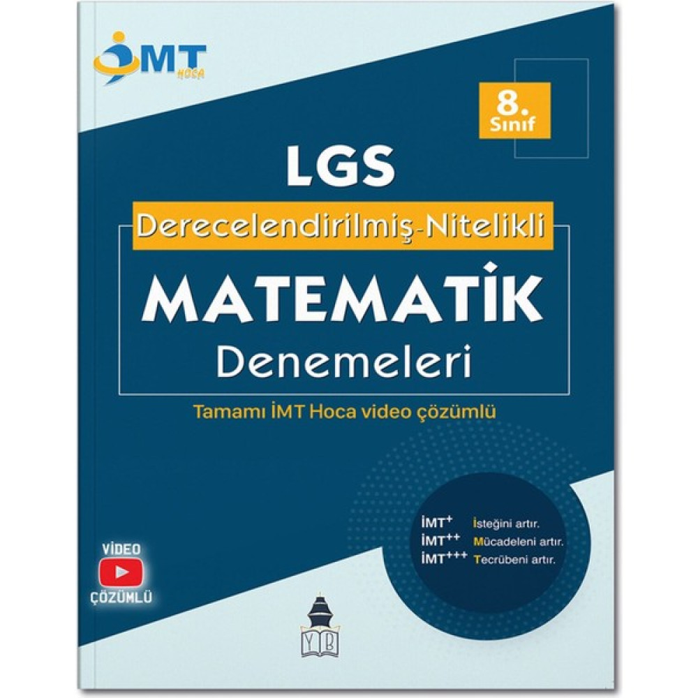İMT Hoca Yayınları 8. Sınıf LGS Derecelendirilmiş Nitelikli Matematik Denemeleri Kaynak Kitapları Fiyatı