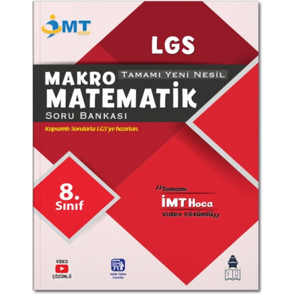 İMT Hoca Yayınları 8. Sınıf LGS Makro Matematik Tamamı Yeni Nesil Soru Bankası Kaynak Kitapları Fiyatı
