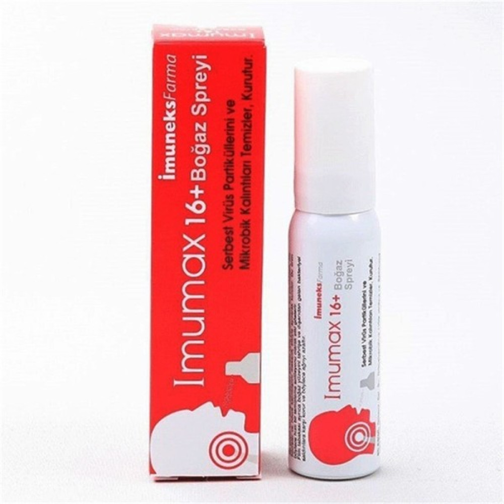 Imuneks Imumax 16+ Boğaz Spreyi 30 ml Evcil Hayvan Ürünleri Fiyatı