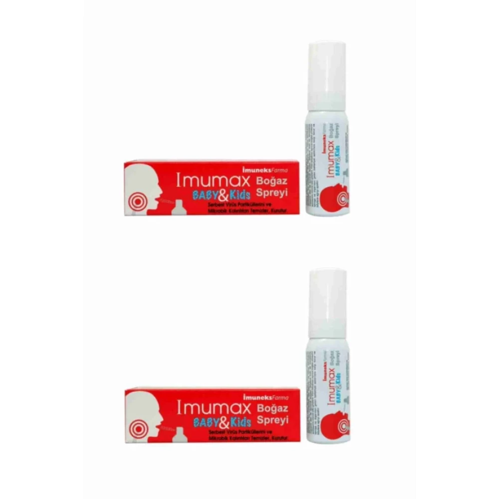 Imuneks Imumax 3 Yas Ve Ustu Bogaz Spreyi - 20 Ml (2 Adet) Ağız ve Diş Sağlığı Fiyatı