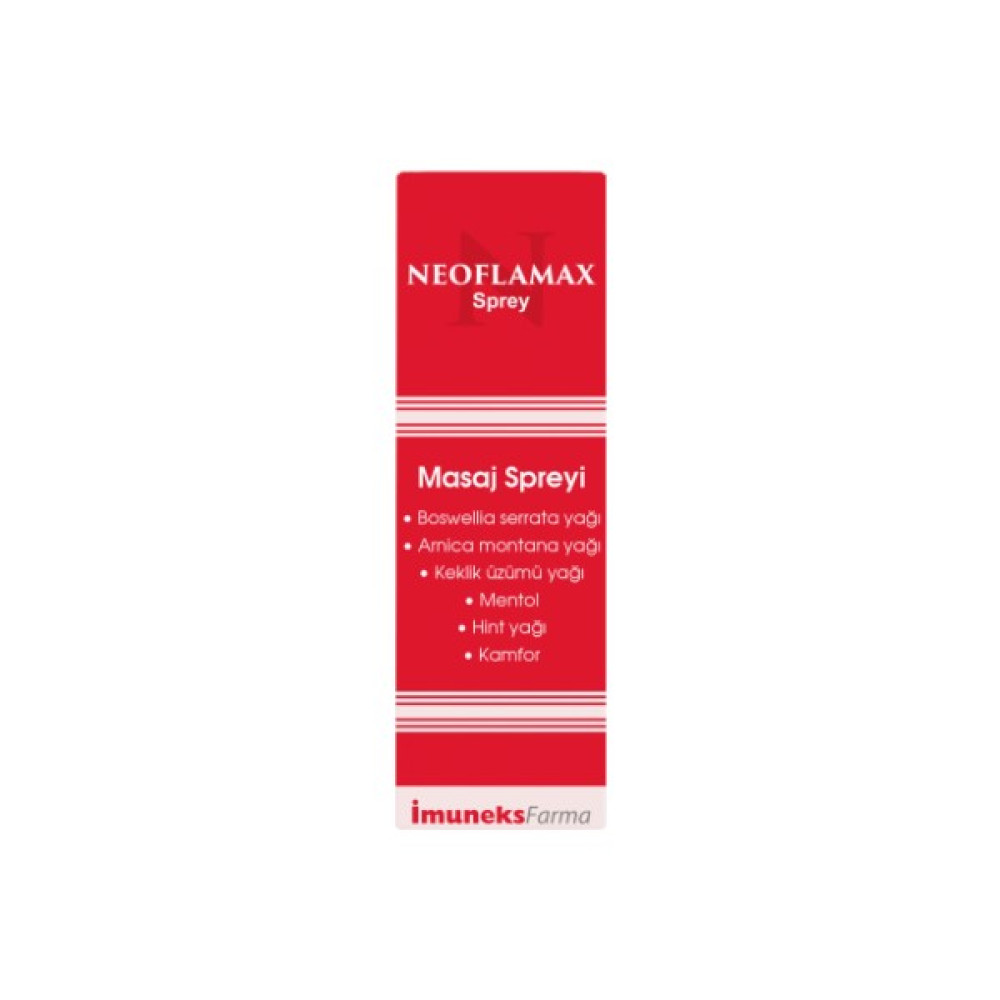 Imuneks Neoflamax Sprey 50 ml - Beyaz Bitkisel Yağlar Fiyatı