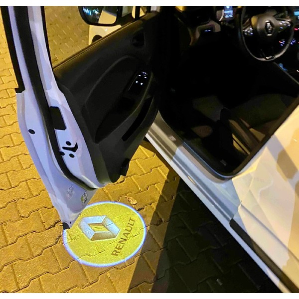 İmza Renault Araçlarına Kapı Altı LED Logo Mesafe Sensörlü Yeni Nesil Oto Boyaları Fiyatı