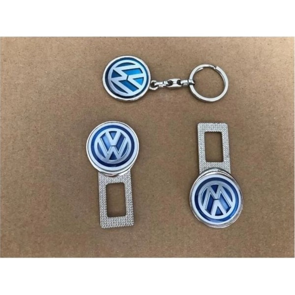 İmza Volkswagen Uyumlu Ikaz Ses Susturucu Metal Toka 1 Çift ve 1 Adet Anahtarlık Oto Boyaları Fiyatı