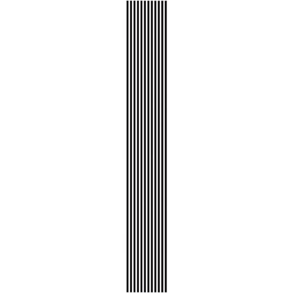 In Home InHome NH2366 Caming Line Stained Glass Decals, Black