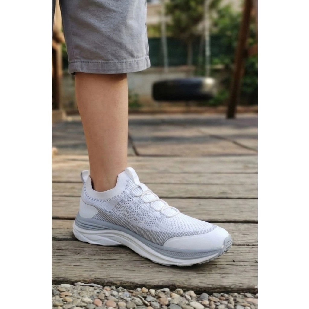 In Step Aeroknit Pro Ultra Hafif Bağcıksız Erkek/kız Spor Ayakkabı - Beyaz Erkek Günlük Ayakkabıları Fiyatı