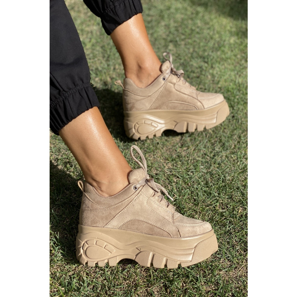 İnan Ayakkabı KADIN NUDE SÜET SNEAKER SPOR AYAKKABI 37 Beden Spor Ayakkabı Fiyatı