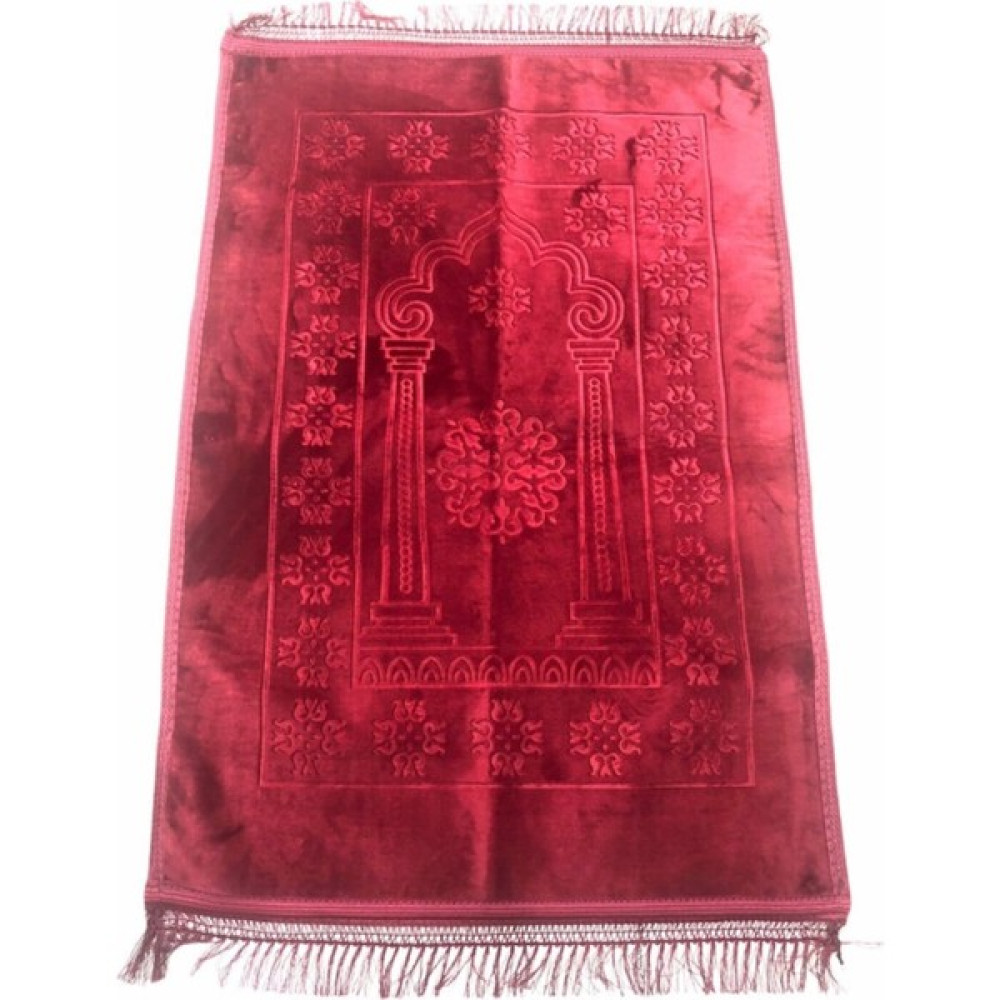 İnanteks Kadife Seccade Peluş Namazlık Peluş Seccade - Bordo - 80 x 120 cm Seccade Fiyatı