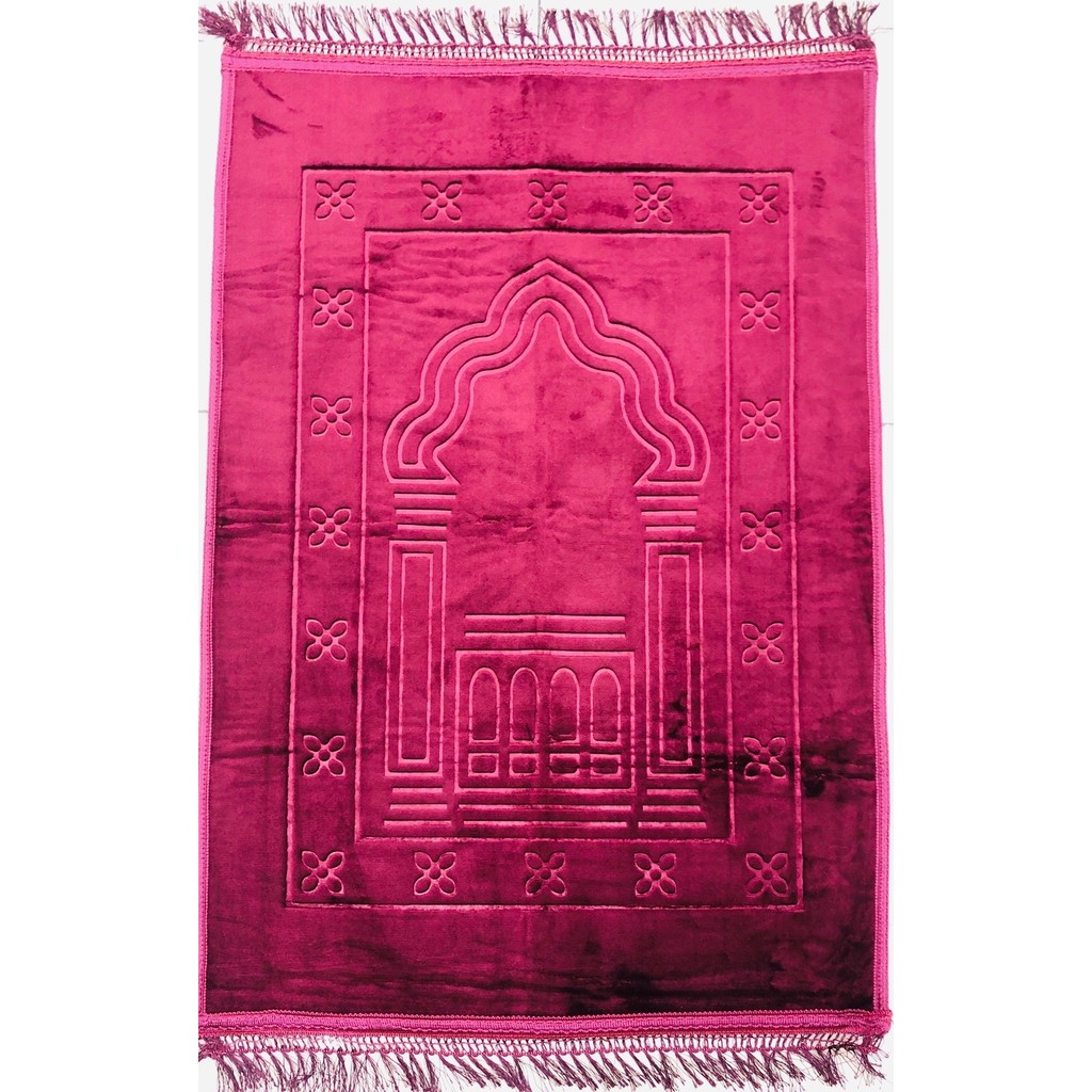 İnanteks Lüks Kalın Yumuşak Peluş Seccade Kaymaz Taban Özellikli Çantalı - 80 x 120 cm - Pembe Anne Bebek Oyuncak Fiyatı