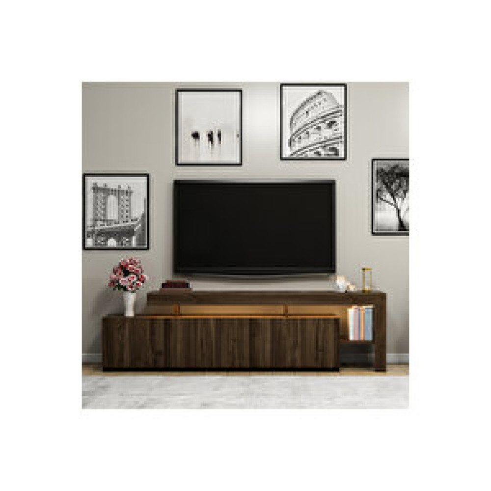 Inarch Beliz Işıklı Tv Ünitesi (cevi̇z) Tv Ünitesi / Sehpası Fiyatı