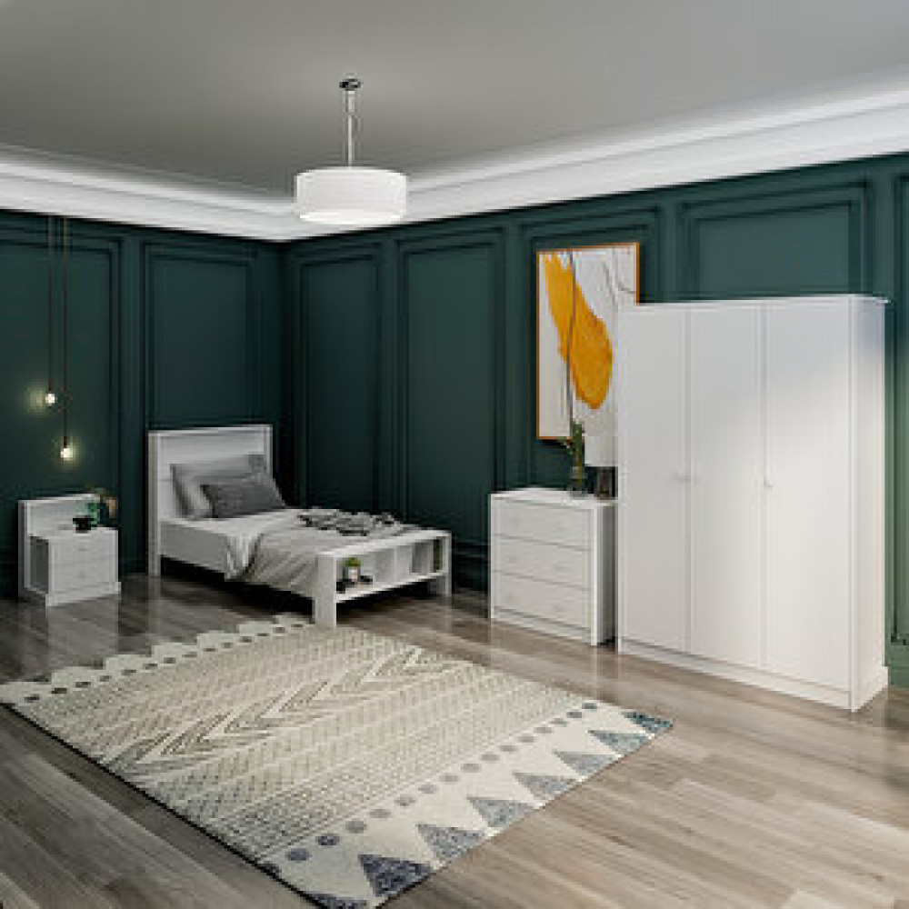 Inarch Life Genç Odası Takımı Beyaz Bebek-Çocuk Odası Fiyatı