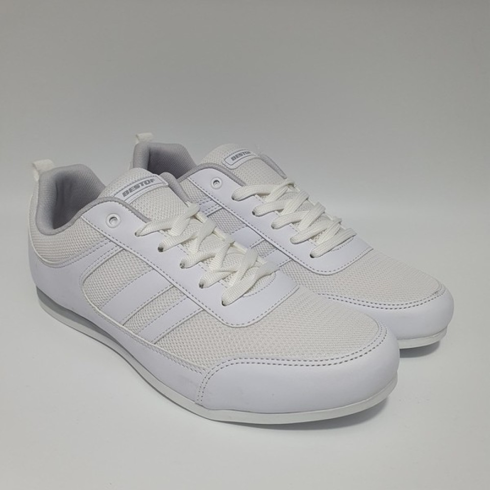 Ince Taban Çift Çizgili Fileli Sneaker Rahat Spor Ayakkabı BST-B124 Spor Ayakkabı Fiyatı