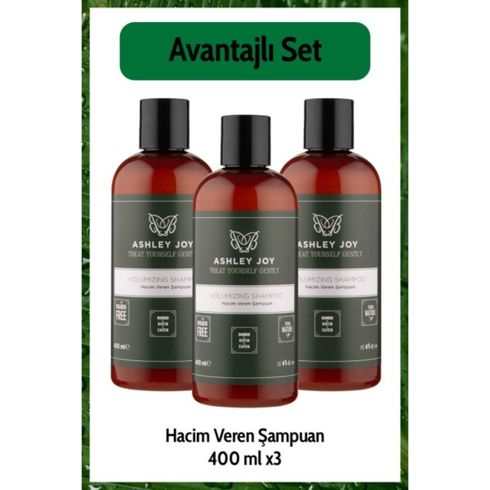 İnce Telli Ve Yağlı Saçlar İçin Hacim Veren Şampuan 400 ml x3 Avantajlı Set Şampuan ve Saç Kremi Fiyatı