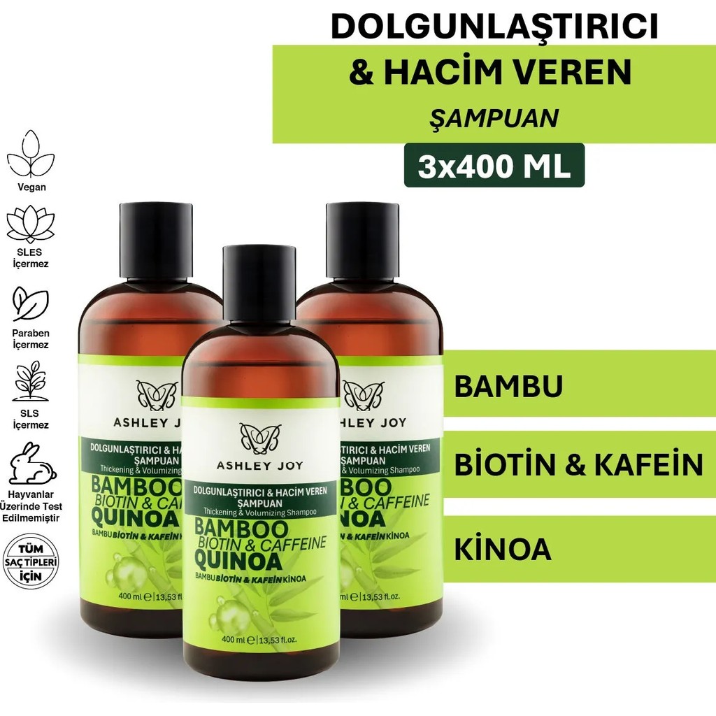 İnce Telli Ve Yağlı Saçlar İçin Hacim Veren Şampuan 400 ml x3 Avantajlı Set Şampuan ve Saç Kremi Fiyatı