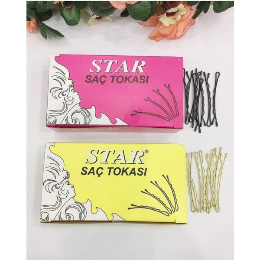 Inci Aksesuar Star Tel Toka 2 Kutu (1 Kutu Siyah ve 1 Kutu Sarı) Toka, Taç & Saç Bandı Fiyatı