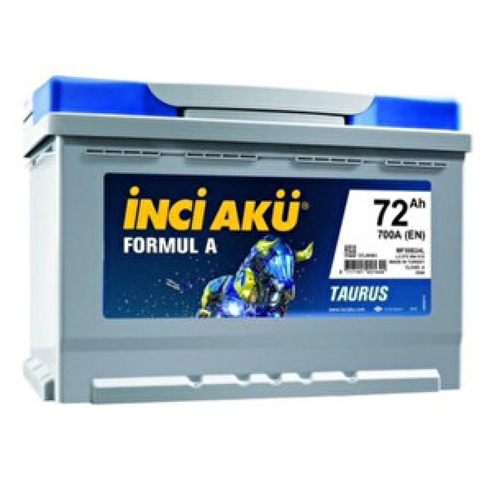 İnci Akü 12v 72ah 700 Cca Formul A Taurus Akü Fiyatı