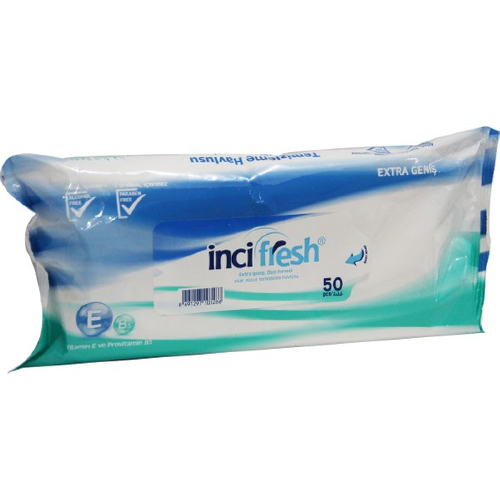İnci Fresh Islak Vücut Temizleme Havlusu Hasta Bezleri ve Temizliği Fiyatı