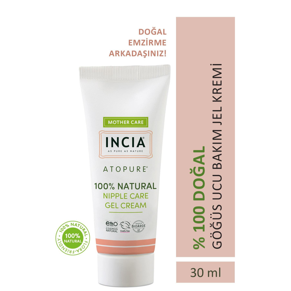 Incia %100 Doğal Göğüs Ucu Bakım Kremi Yumuşatma Ve Koruma Lanolin İçermez 30 ml Meme Ucu Kremi Fiyatı