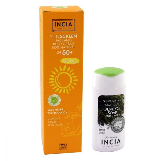 Incia Baby Sunscreen %100 Doğal SPF50+ 70 ml Bebek Güneş Kremi